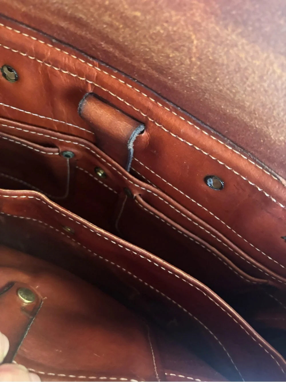 Moose Leather Luggage Bag w/ accessories